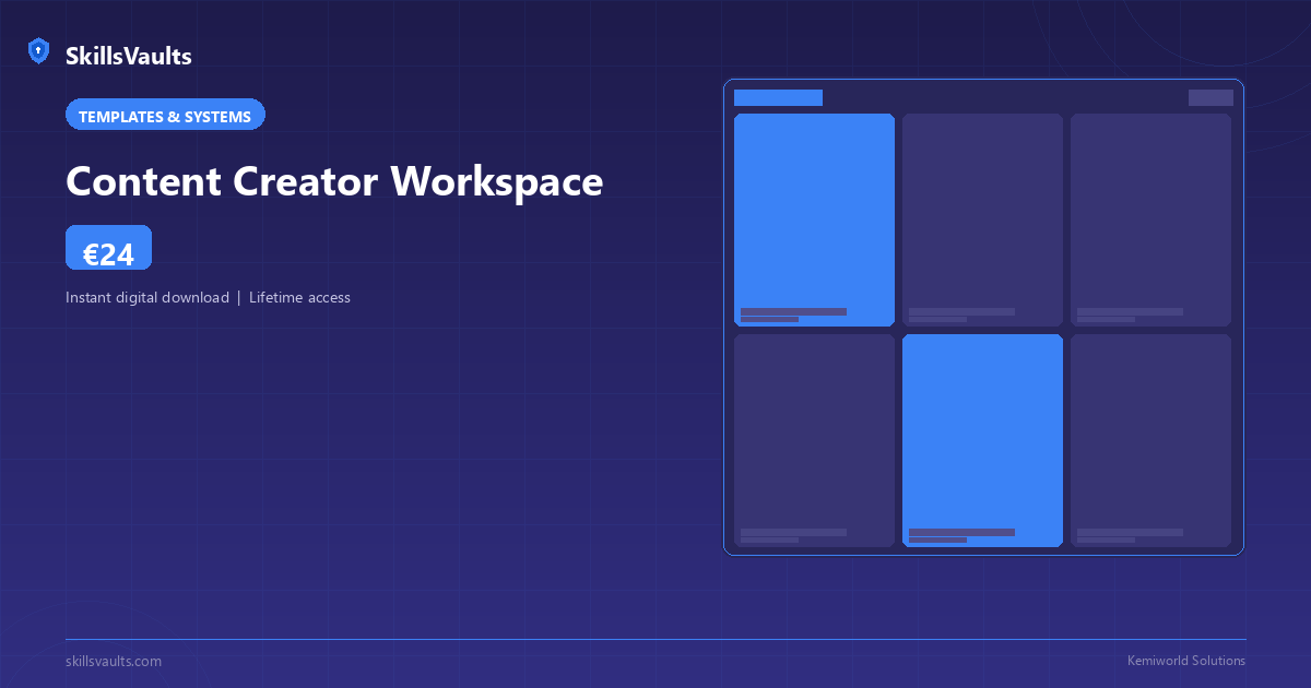 Content Creator Workspace