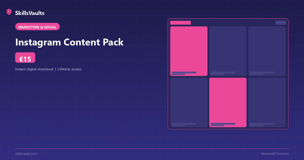 Instagram Content Pack