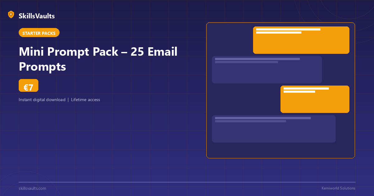 Mini Prompt Pack — 25 Email Prompts